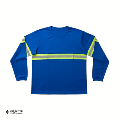 Camiseta masculina de malha leve, indicada para uniformes de equipes em atividades operacionais, logística e serviços de campo. Proporciona liberdade de movimento e ventilação durante trabalhos físicos.