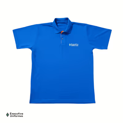 Camisa polo masculina com acabamento de gola canelada, indicada para uniformes de equipes em ambientes comerciais, de atendimento ao público e serviços externos. Oferece visual cuidado com alto nível de conforto.